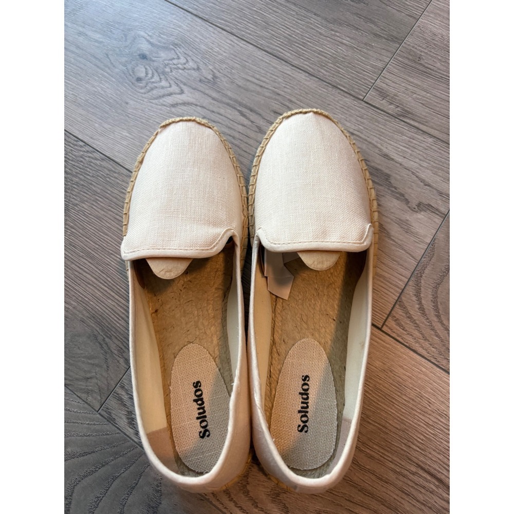 Women's Soludos The Smoking Espadrille – Tonal Ivory – Women's Size 9–9.5 – New - Picture 5 of 8